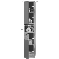 Badezimmerschränke|Bad Hochschränke*Pharao24 Badhochschrank Faneno