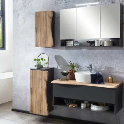 Badmöbel Sets*Pharao24 Badmöbel Baumkantenoptik Eleon
