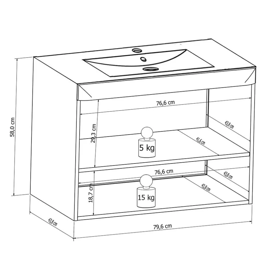 Badmöbel Sets*Pharao24 Badmöbel Culios