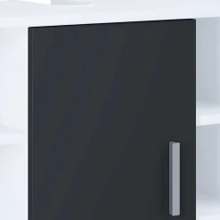 Badmöbel Sets*Pharao24 Badmöbel schwarz weiß Panales