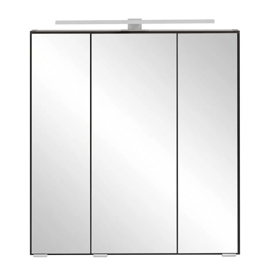 Pharao24 Badmöbel Set Dunkelgrau Pegruan> Badmöbel Sets