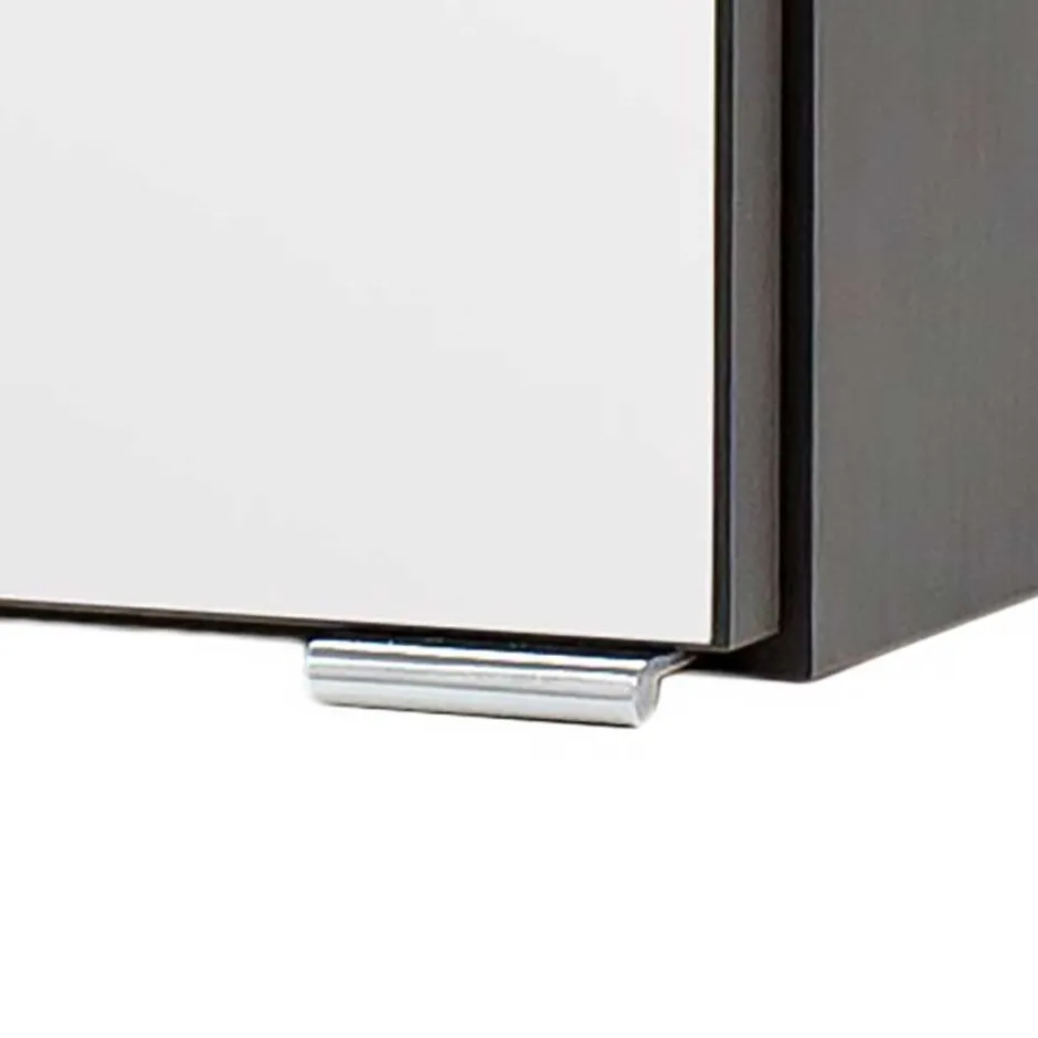 Pharao24 Badmöbel Set Dunkelgrau Pegruan> Badmöbel Sets