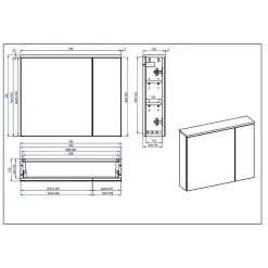 Pharao24 Badmöbel Set Hochglanz Ceszan><noscript><img width=
