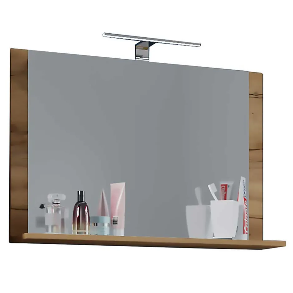 Pharao24 Badmöbel Set Holzoptik Cudalo> Badmöbel Sets