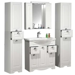 Badmöbel Sets*Pharao24 Badmöbel Set Landhausstil Exmadura