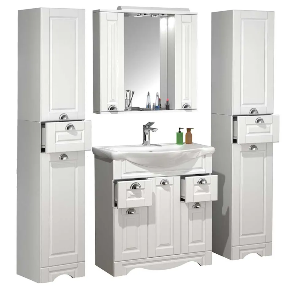 Badmöbel Sets*Pharao24 Badmöbel Set Landhausstil Exmadura