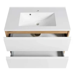 Badmöbel Sets*Pharao24 Badmöbel Set mit Waschbecken Lactona