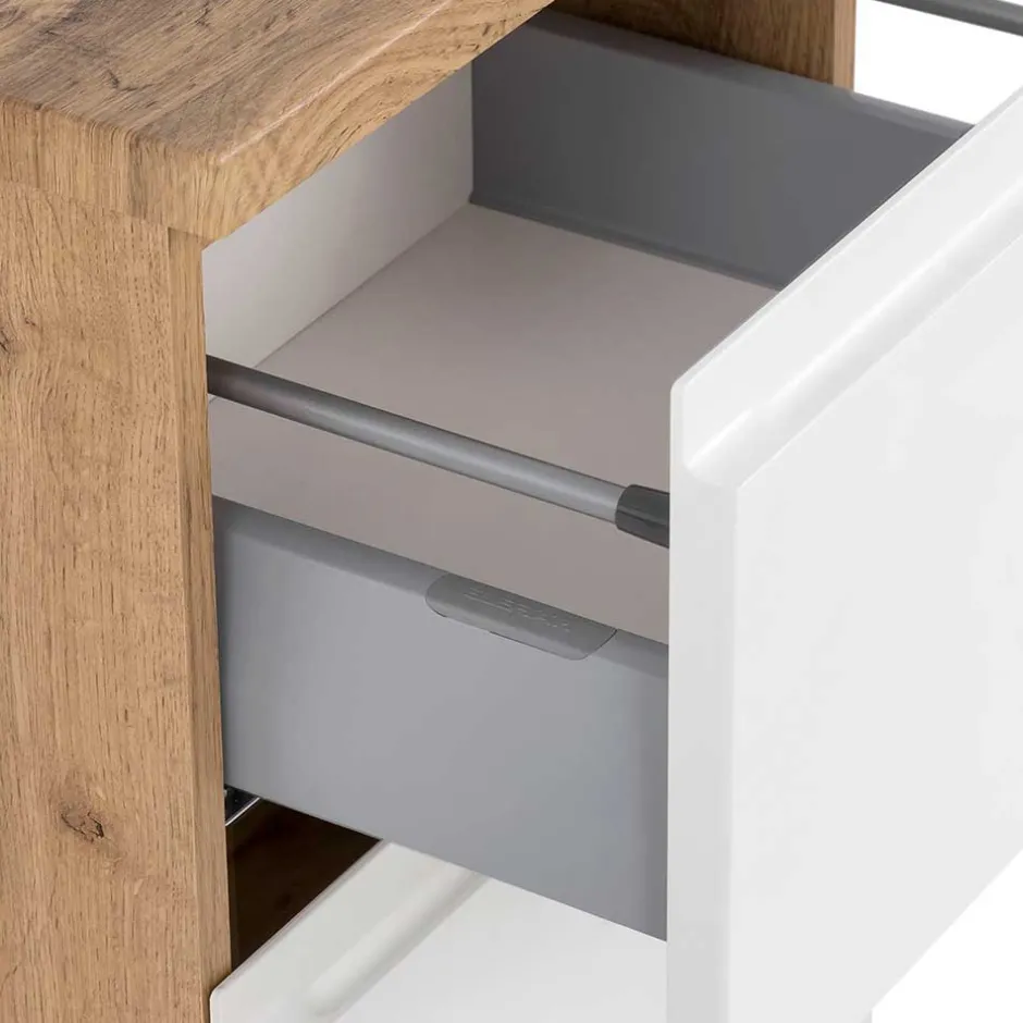 Badmöbel Sets*Pharao24 Badmöbel Set mit Waschbecken Lactona