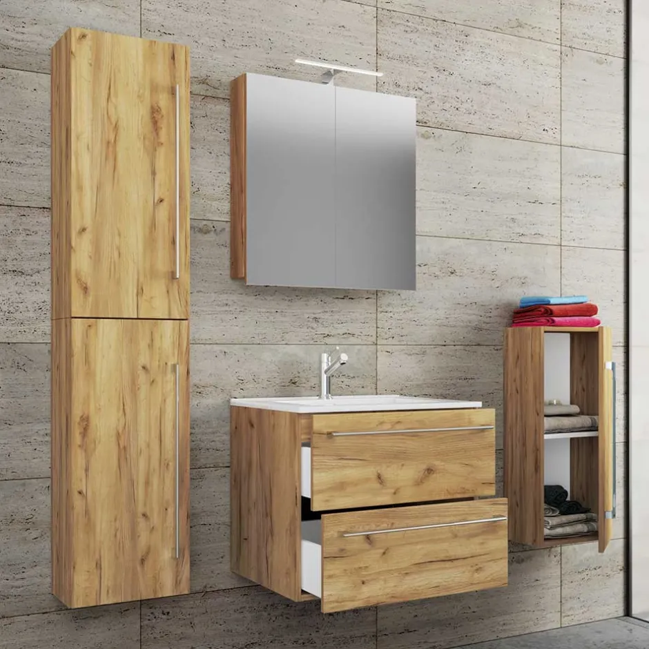 Badmöbel Sets*Pharao24 Badmöbel Wandmontage Enlino