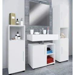 Pharao24 Badmöbel weiß modern Eli> Badmöbel Sets