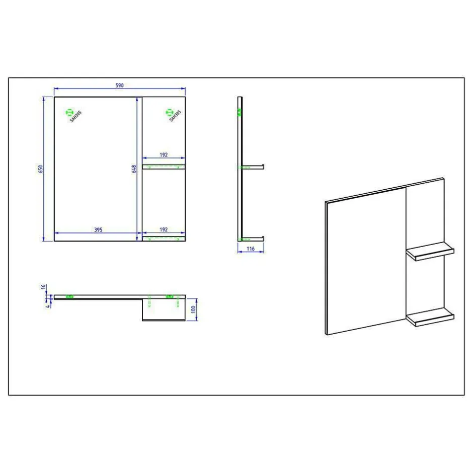 Pharao24 Badmöbelkombination Wurion> Badmöbel Sets