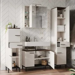 Badmöbel Sets*Pharao24 Badmöbelkomplettset Elise