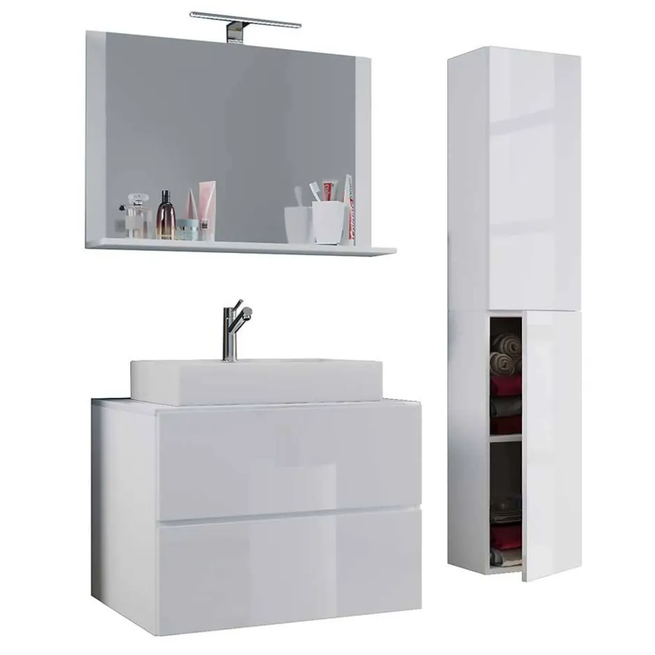 Pharao24 Badmöbelkomplettset hängend Lorencia> Badmöbel Sets