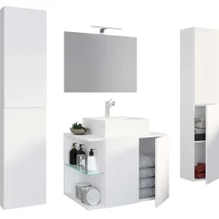 Badmöbel Sets*Pharao24 Badmöbelkomplettset Pseidoca