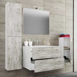 Badmöbel Sets*Pharao24 Badmöbel-Set hängend Fabrizio