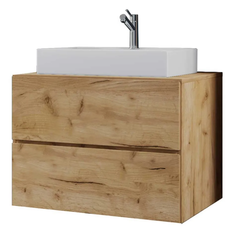 Pharao24 Badmöbel-Set Holzoptik Cudalo> Badmöbel Sets