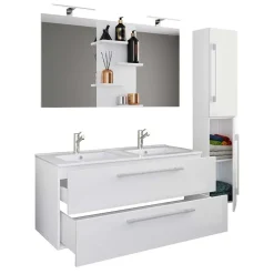 Badmöbel Sets*Pharao24 Badmöbelset mit Doppelbecken Dango