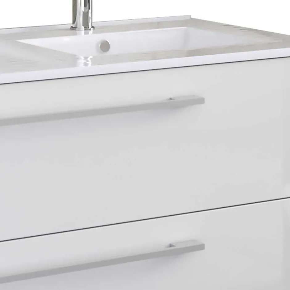 Badmöbel Sets*Pharao24 Badmöbelset mit Doppelbecken Dango