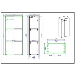 Badmöbel Sets*Pharao24 Badmöbelset Nushivon