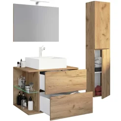 Badmöbel Sets*Pharao24 Badmöbelset Wandmontage Viramiru