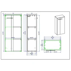 Badmöbel Sets*Pharao24 Badmöbelset Wurion