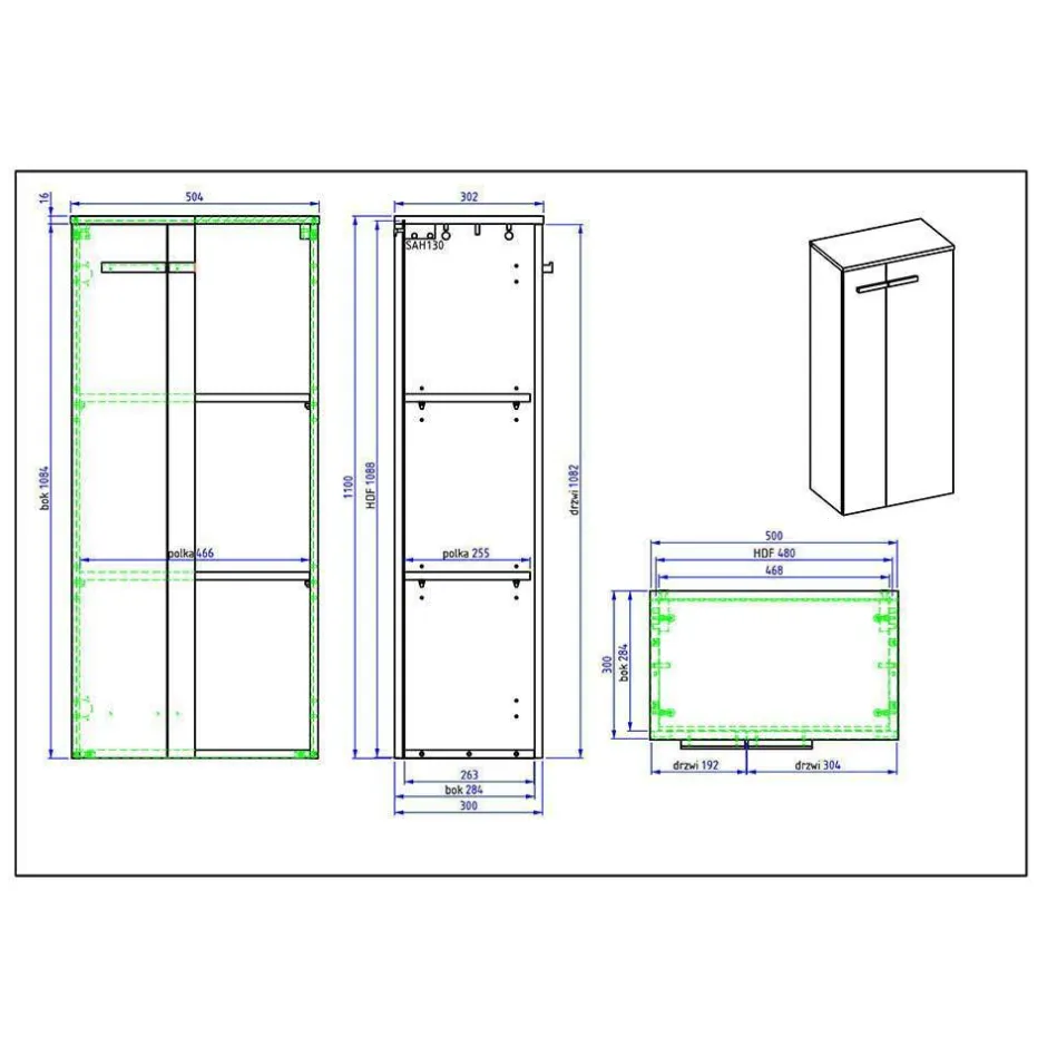 Badmöbel Sets*Pharao24 Badmöbelset Wurion