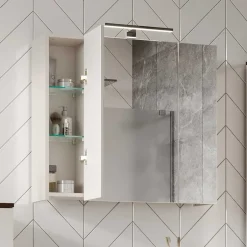 Spiegelschränke*Pharao24 Badschrank mit Spiegel Elise