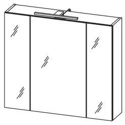 Spiegelschränke*Pharao24 Badschrank mit Spiegel Elise