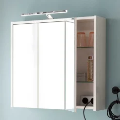 Pharao24 Badschrank mit Spiegel Vovila> Badezimmerschränke|Spiegelschränke