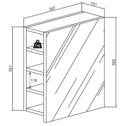 Pharao24 Badschrank Spiegel Eli><noscript><img width=