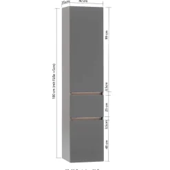 Bad Hochschränke*Pharao24 Badseitenschrank Pegruan