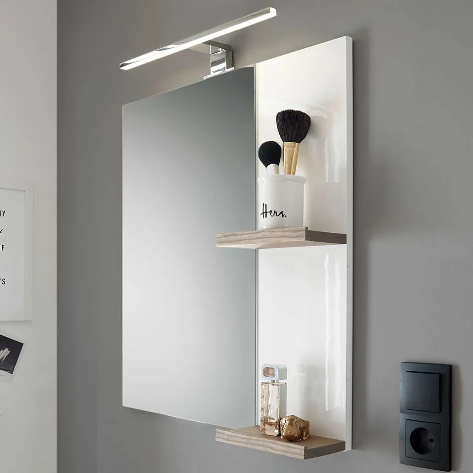 Pharao24 Badspiegel mit Ablagen Nushivon> Wandspiegel|Schlafzimmerspiegel