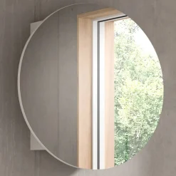 Pharao24 Badspiegelschrank rund Sismail> Spiegelschränke