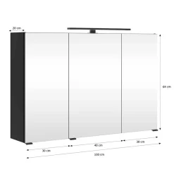 Pharao24 Badspiegelschrank Typon><noscript><img width=