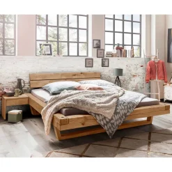 Pharao24 Balkenbett Mendezzar> Doppelbetten|Massivholzbetten