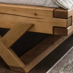 Massivholzbetten*Pharao24 Balkenbett Selectra