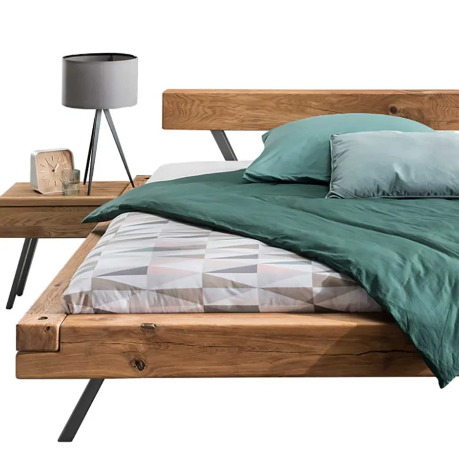 Doppelbetten|Massivholzbetten*Pharao24 Balkenbett Tellimo