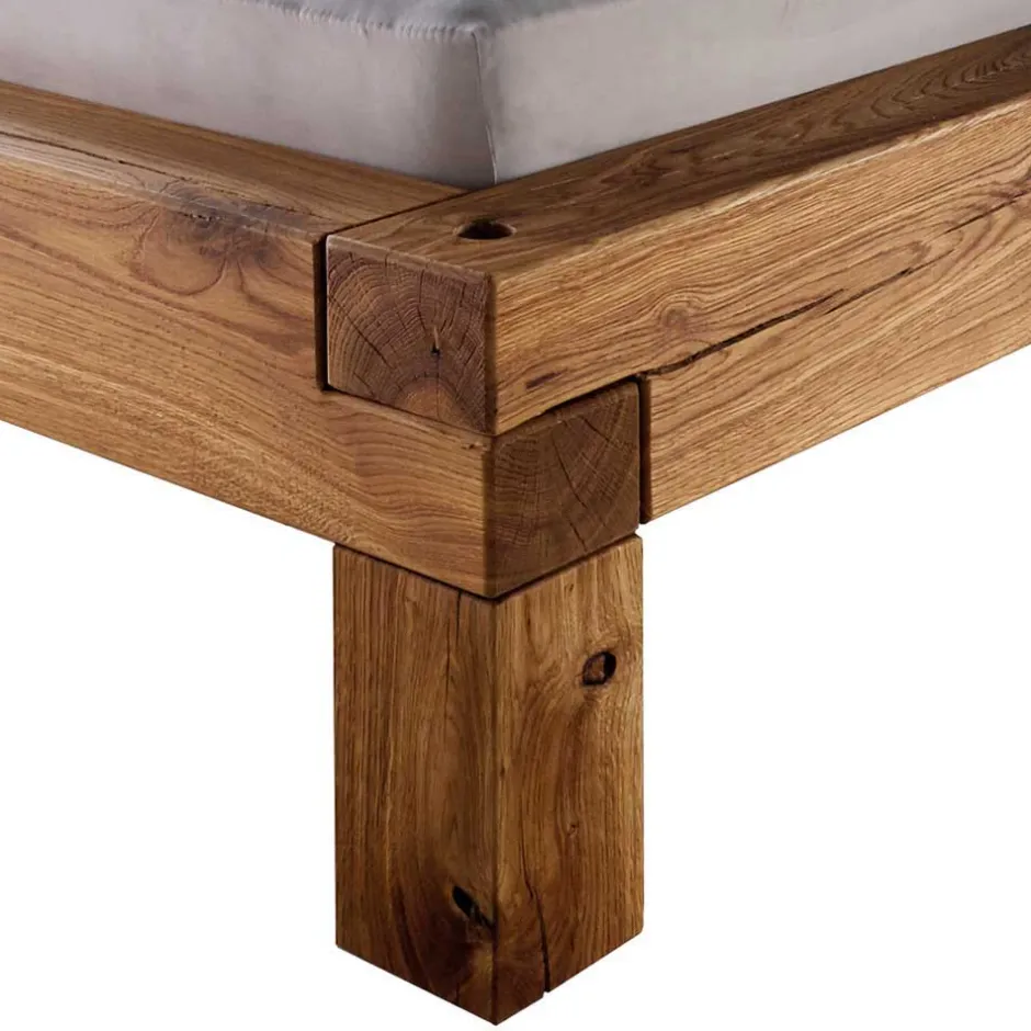 Pharao24 Balkenbett Vironica> Doppelbetten|Massivholzbetten