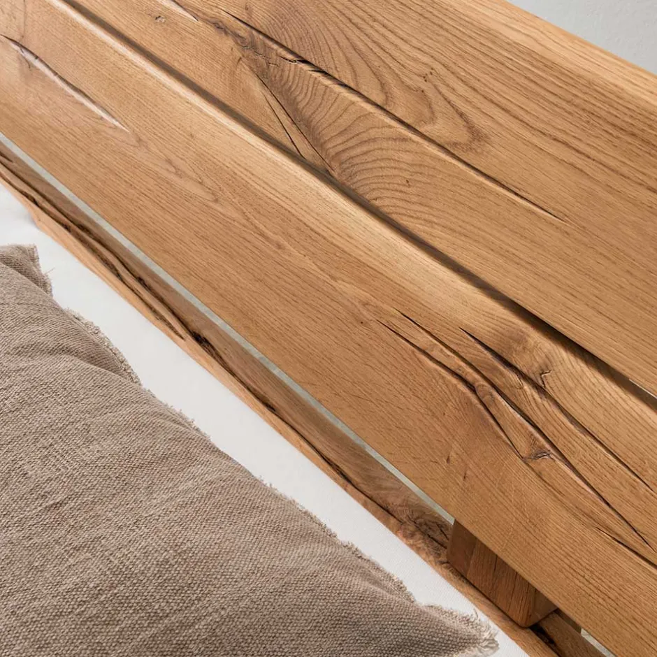 Massivholzmöbel|Balkenbett*Pharao24 Balkenbett Wildeiche Blacorona