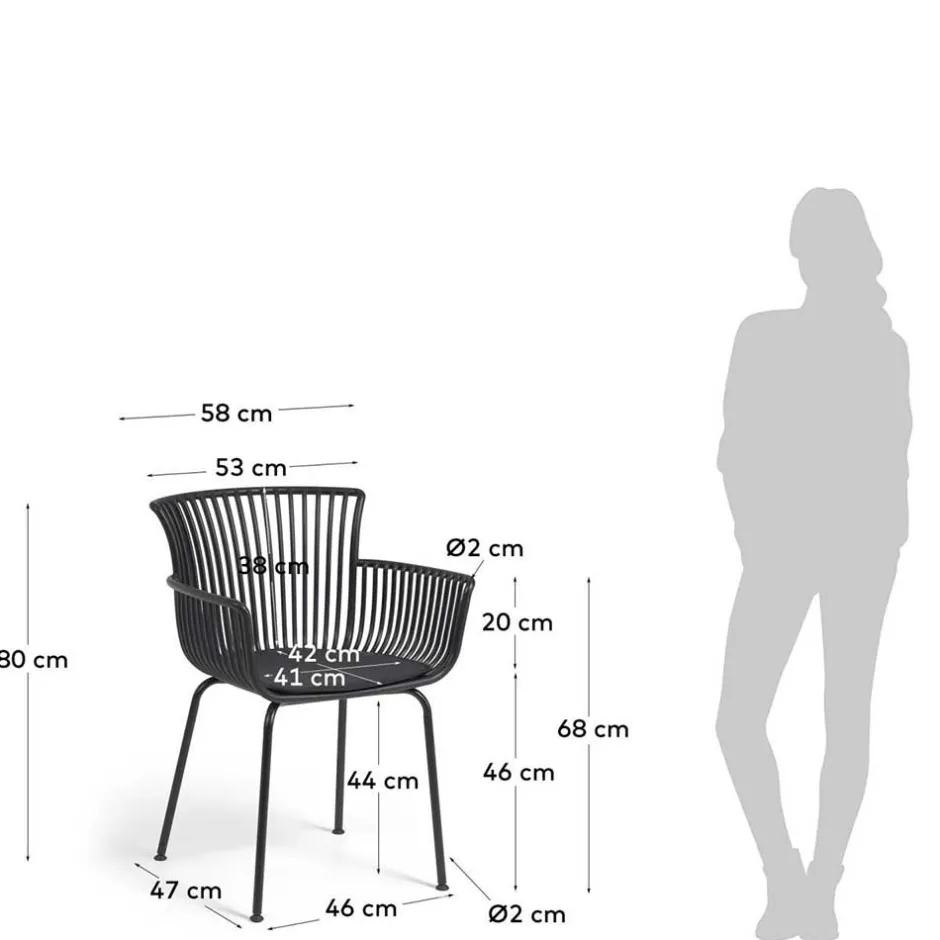 Gartenmöbel*Pharao24 Balkonstühle Yorkshire