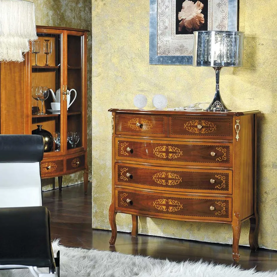 Pharao24 Barock Design Kommode Marzonas> Wohnzimmerkommoden|Küchenkommode