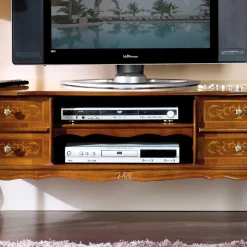 Massivholz Tv Möbel|Fernsehtische*Pharao24 Barock Design Lowboard Casamarina