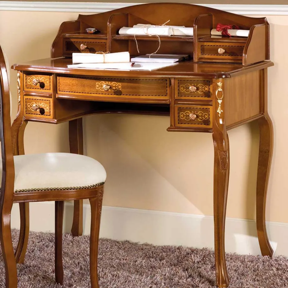 Schreibtische|Computertische*Pharao24 Barock Schreibtisch Marzonas