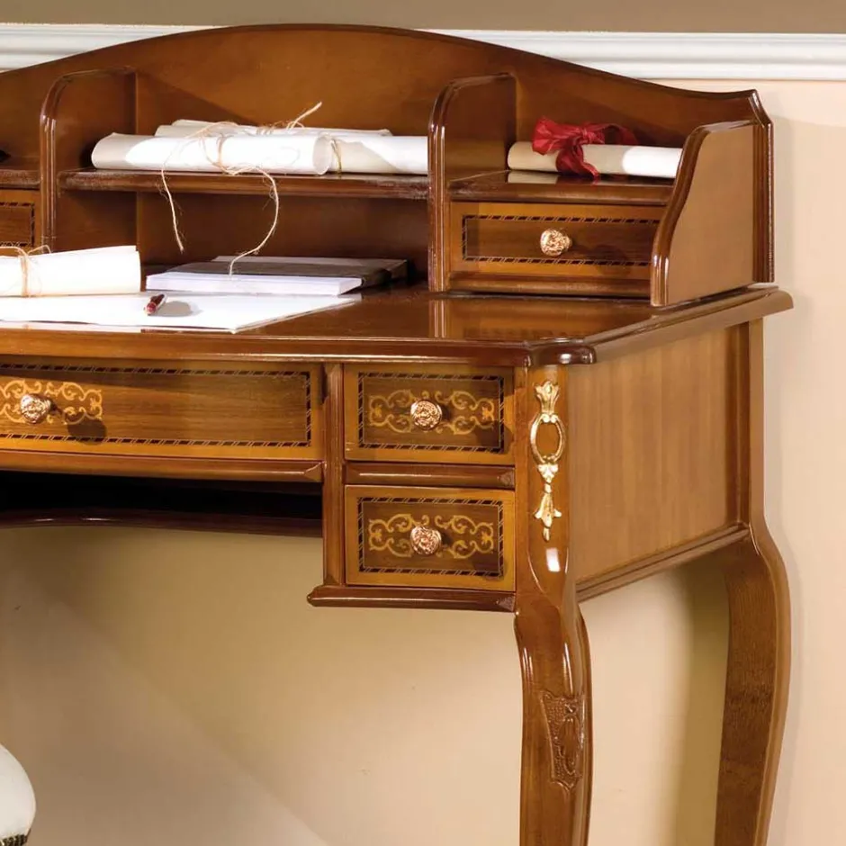 Schreibtische|Computertische*Pharao24 Barock Schreibtisch Marzonas