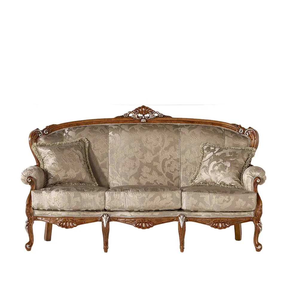 Pharao24 Barockes Dreisitzer Sofa Vimaria> Polstermöbel|Wohnzimmercouch