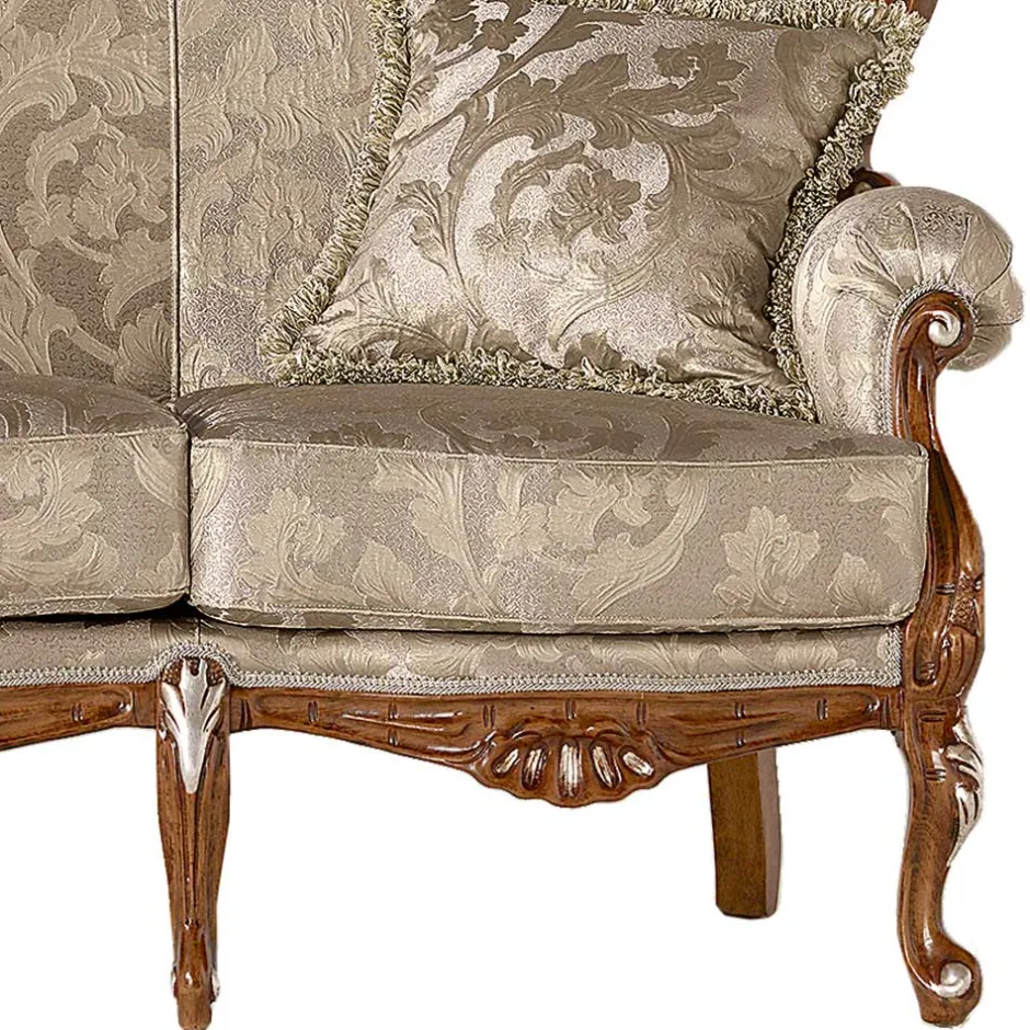 Pharao24 Barockes Dreisitzer Sofa Vimaria> Polstermöbel|Wohnzimmercouch