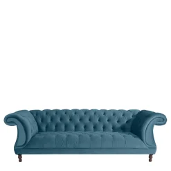 Wohnzimmercouch|3 Sitzer Sofa*Pharao24 Barockes Sofa Samtvelours Spiritov