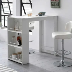 Pharao24 Bartisch in Weiß Salverna> Barmöbel