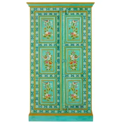 Pharao24 Bauernschrank Sharmota> Vitrinenschrank|Wohnzimmervitrinen