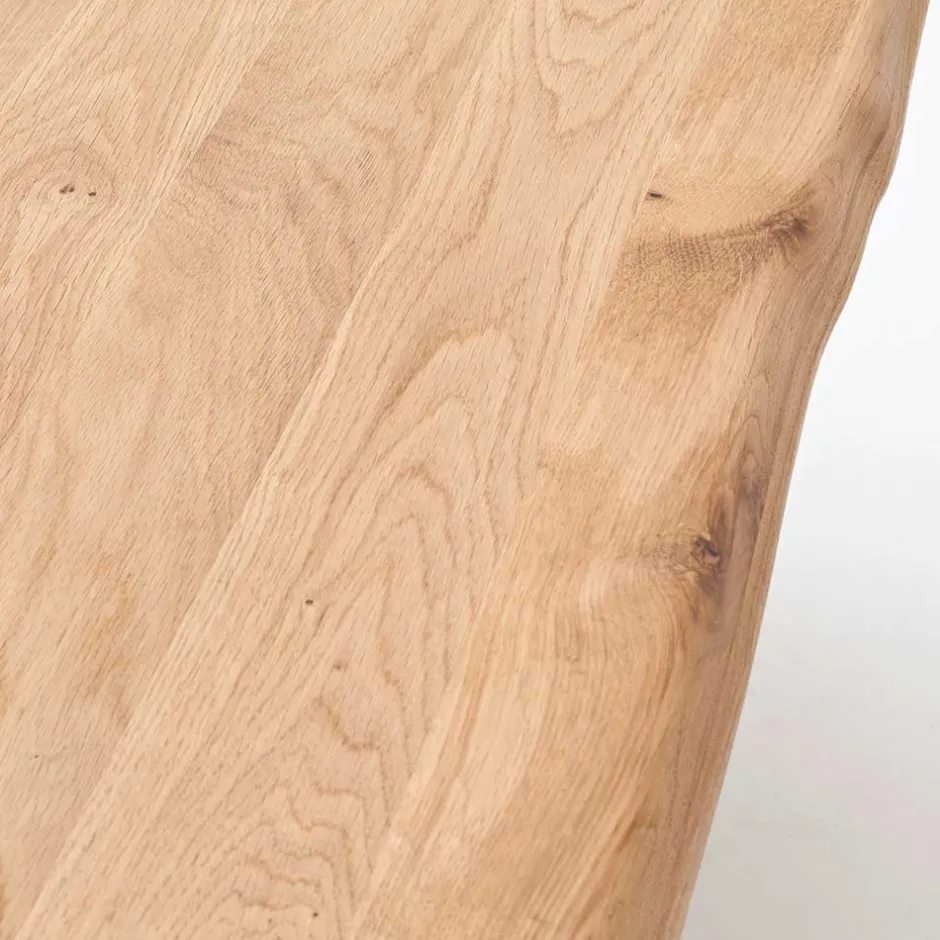 Massivholztische|Küchentisch*Pharao24 Baumkanten Esstisch Clarina